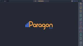 General overview of Paragon ERP screenshot 2