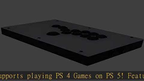 RAC-J800B-PS-B All Buttons Hitbox Style Arcade Joystick Fight Stick Game Controller For PS4/PS3/PC