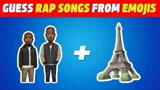 Guess 40 Rap songs from emojis | Guess the song quiz | Rap Songs Quiz 2025 | Eminem, Ye, Tyler