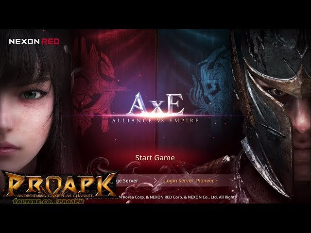 AxE - Alliance x Empire Android Gameplay (Open World MMORPG) (by NEXON)  (CBT) (KR) 