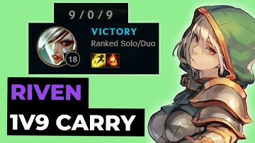HOW TO CARRY AS RIVEN (Riven Guide)