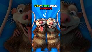 Who ACTUALLY Survives Ice Age? #iceage #shorts