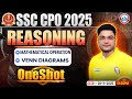 SSC CPO Reasoning 2025 | SSC Reasoning Venn Diagrams, Mathematical Operation One Shot | Shobhit Sir