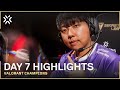 The Stakes Are High | VALORANT Champions Day 7 Highlights