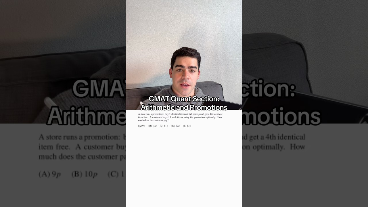 How to solve promotions problems for the GMAT exam Quant section #gmat