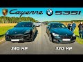 ПОБЕДА В БАМПЕР! BMW 535i GT vs Porsche Cayenne + BMW X6M vs BMW M550d + Infiniti M35x vs Audi Q5