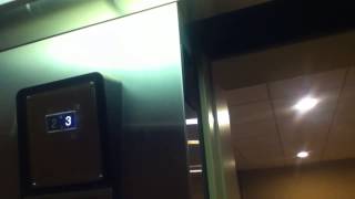 VERY STRANGE Otis Hydraulic Elevator @ Radisson Hotel Parking Garage in Wauwatosa WI