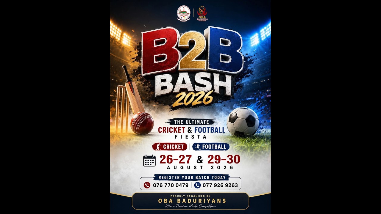 🏏 WE ARE BACK! 🔥BACK TO BADURIYA BASH 2026 🏆CRICKET TOURNAMENTThe excitement is back!