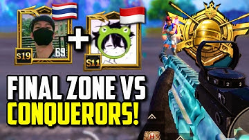 FINAL ZONE CLUTCHES VS CONQUERORS WHILE PUSHING ASIA FPP CONQUEROR! | PUBG Mobile