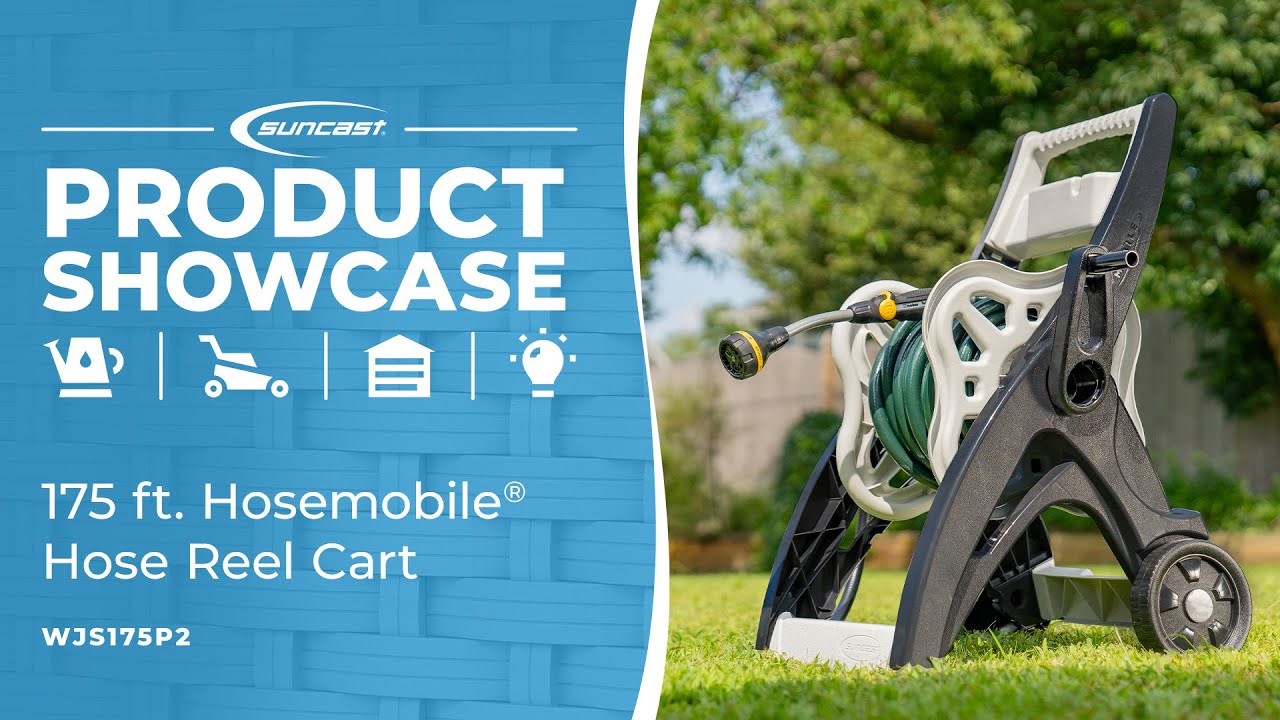 Suncast 175 ft. Hosemobile® Hose Reel Cart Product Video 