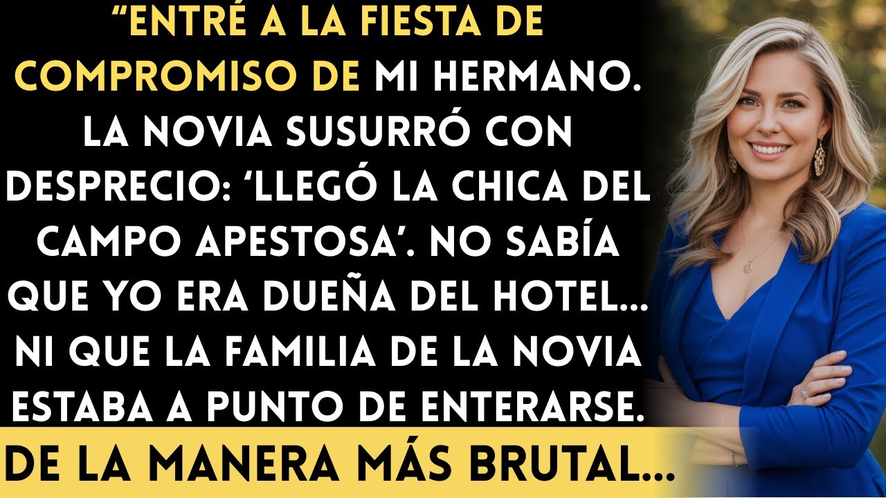 Se burlaron de mí en el compromiso de mi hermano — hasta que revelé que soy dueña de la empresa en…