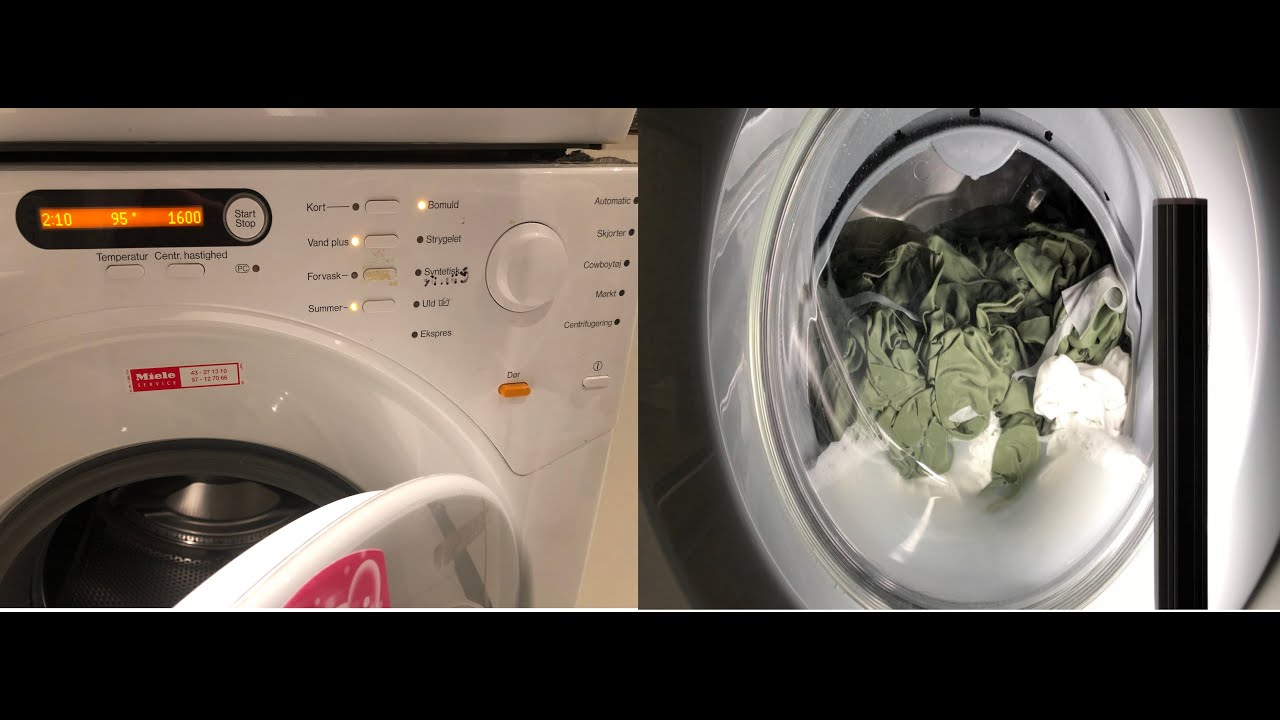 Miele Novotronic W 1613 WCS - Boilwash 95°C (with Max Rinse Waterlevel option ON) 🌊