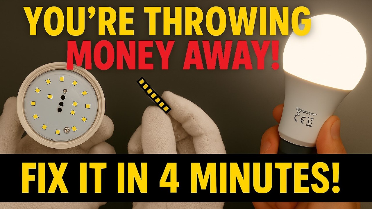 How to Repair LED Bulb the Right Way | Replace Burnt SMD LEDs Easily