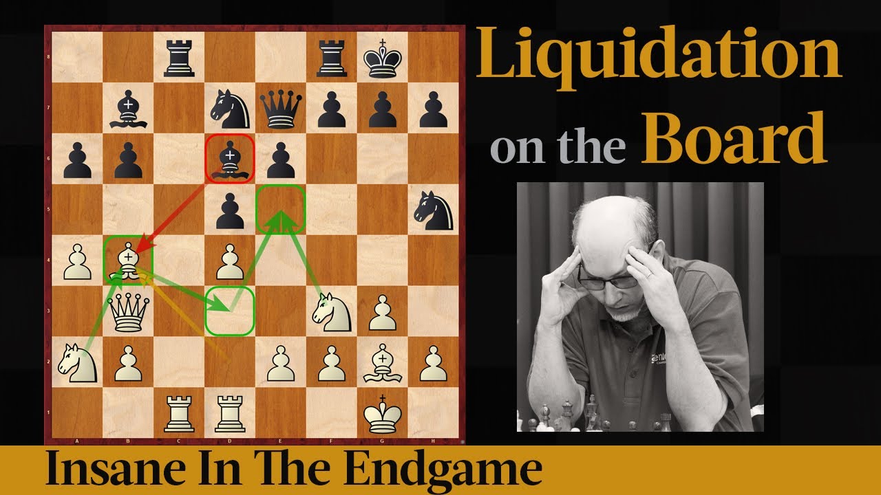 Liquidation on the Board | Insane in the Endgame - GM Joel Benjamin - YouTube