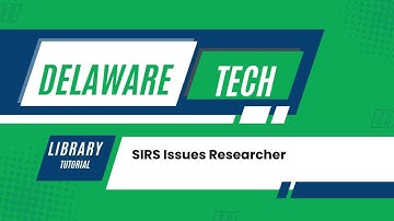 SIRS Issues Researcher