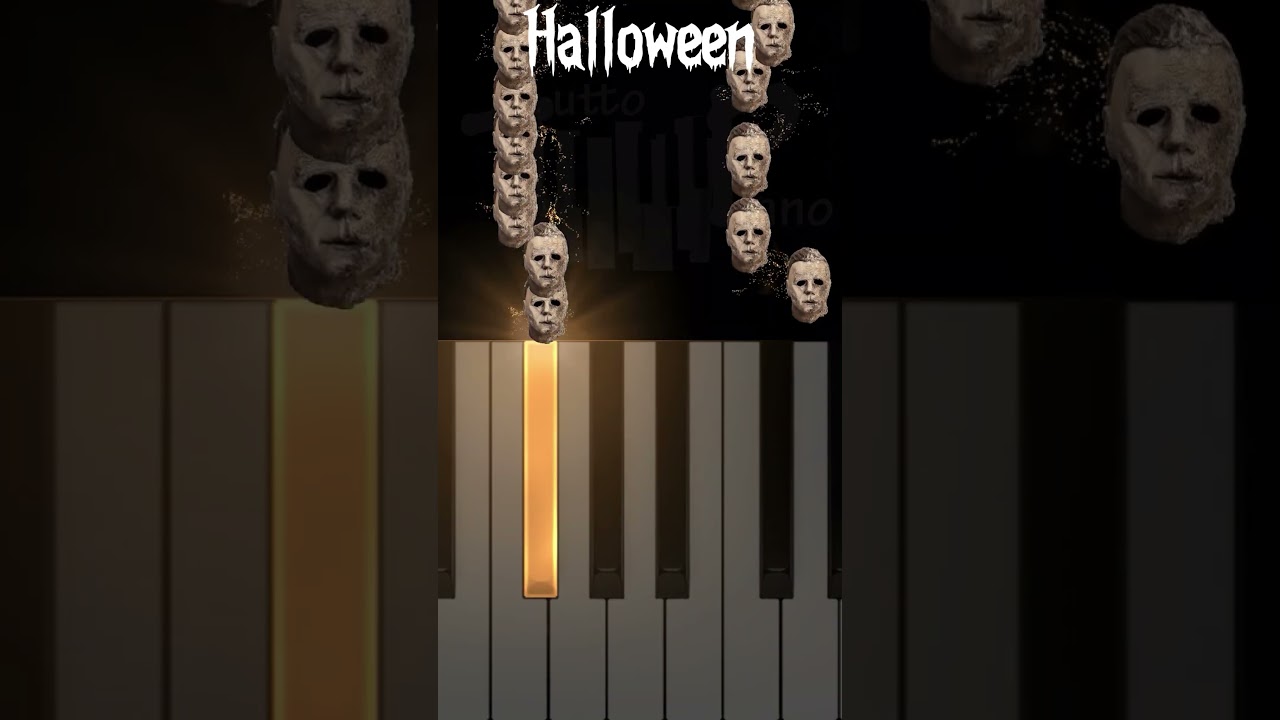 Halloween theme (Easy piano) 