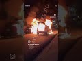 vehículos se incendian en la.zona colonial