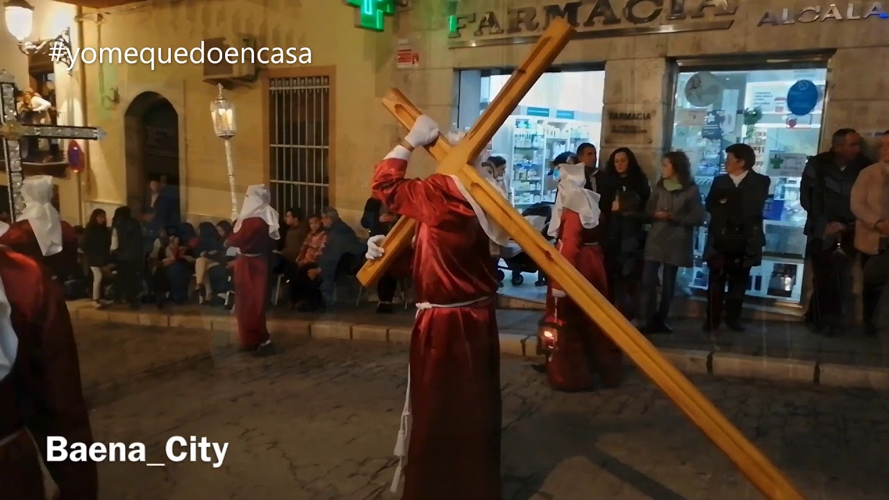 Jueves Santo: Ilustre archicofradía de la vera cruz y ntro Padre Jesús del Prendimiento #baena