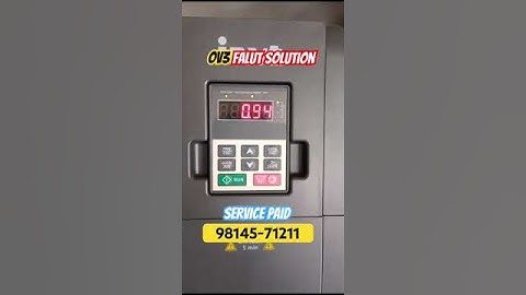 iNVT Ov3 #error #Fault #agriculture #solarpump