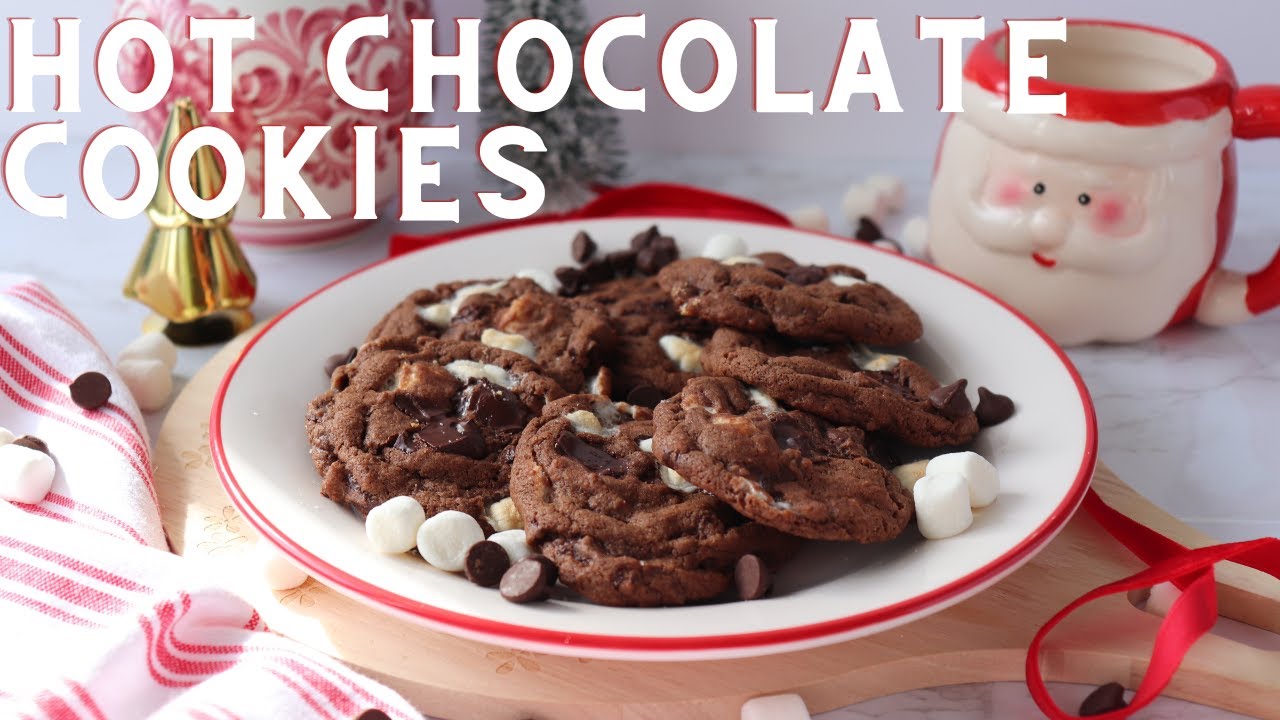 Hot Chocolate Cookies |  Five Days of Christmas Cookies DAY 1 | Anitas Delights