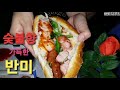 베트남 반미의 끝판왕!!! 숯불향이 가득한 수제 돼지 떡갈비 반미  Vietnamese Banh mi  /   ベトナムのバインミー / / VIETNAM Street food