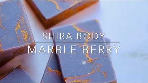 Marble Berry Cold Process Soap