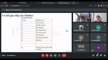 Tiến Nguyễn Thanh-Học phần Mạng truyền thông công nghiệp Buổi 8 P1- Đại Học Giao Thông Vận Tải TPHCM