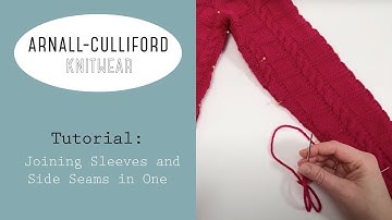 Joining Sleeves and Side Seams in One