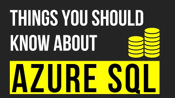 5 things you should know about Azure SQL #azure #sql #datahour #datascience