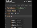 #cprogrammingcode #codeadventure #coding #cprogrammingcode #shortvideo #python #c#c++#shorts