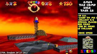 SM64 TAS Competition Task 18 Results! 2018