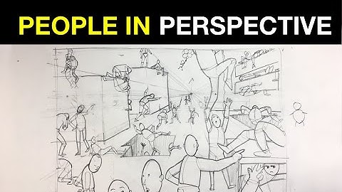 Tips on How to Draw People in Perspective Part 1 | Multiple Figures