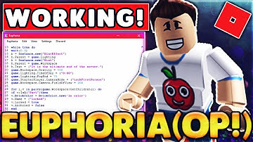 ROBLOX EXPLOIT - EUPHORIA [TRIAL!!!] ✅ ADMIN PANEL, INSANE SCRIPT EXECUTIONS & MORE!!! ✅ [2018]