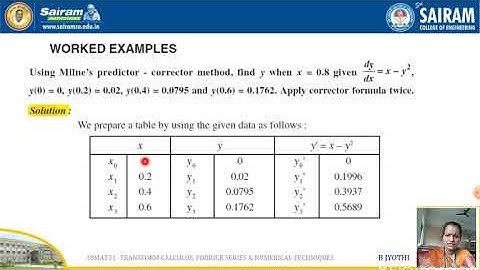 Lecture video_18MAT31_Module 4_ Milne