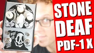 Stone Deaf PDF 1 X Parametic Distortion Filter Guitar FX Pedal Demo Review