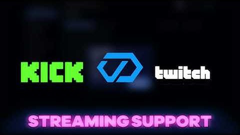 cDev Discord Bot - Short Tutorial: Streaming Kick & Twitch