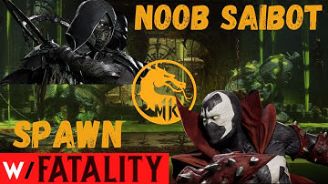 MK11 AFTERMATH | NOOB SAIBOT VS SPAWN | 😱 w/ FATALITY 🔥🔥  [GAME MUSIC VIDEO]  @ 1080p (60ᶠᵖˢ)