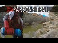 Backpacking the Parsons Trail - Clarkdale, Arizona