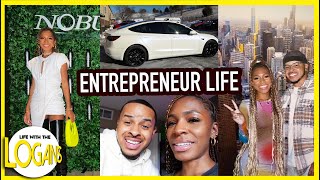 ENTREPRENEUR LIFE! Car Wrap Reveal, 360 Tilt, Staycation at Nobu ▸ Life With the Logans - S9 EP4