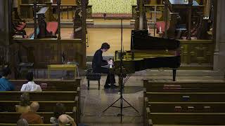 Teen pianist, Evan Brezicki, performs Clara Schumann at Boston University Tanglewood Institute.