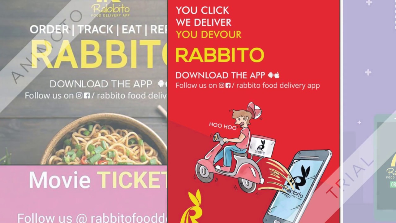 Rabbito Food Delivery App Trivandrum YouTube
