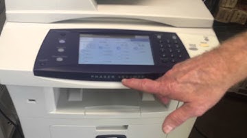 Access network settings Xerox Phaser 3635 MFP install network TCP/IP printer via dhcp mode
