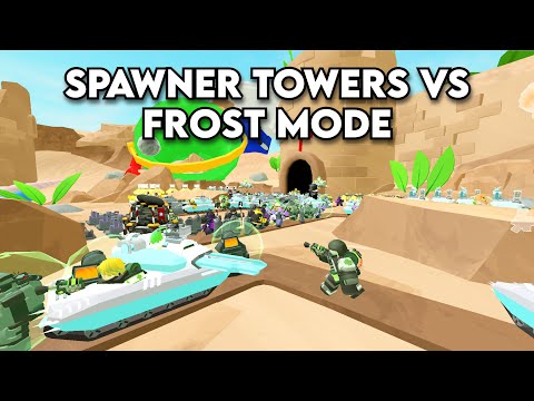 Can Spawner Towers Beat Frost Mode? | Tower Defense Simulator