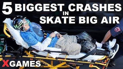 5 BIGGEST SLAMS in Skateboard BIG AIR History | X Games