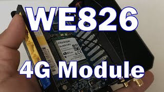 Desarmado de Router WE826, cambio de módulo 4G LTE