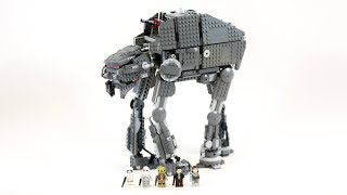 LEGO Star Wars AT-M6 First Order Heavy Assault Walker  (Timelapse & Review) - Set 75189