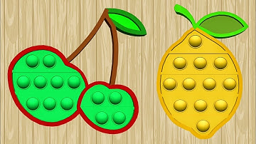 Pop It Fruits! Very satisfying and relaxing ASMR slicing game