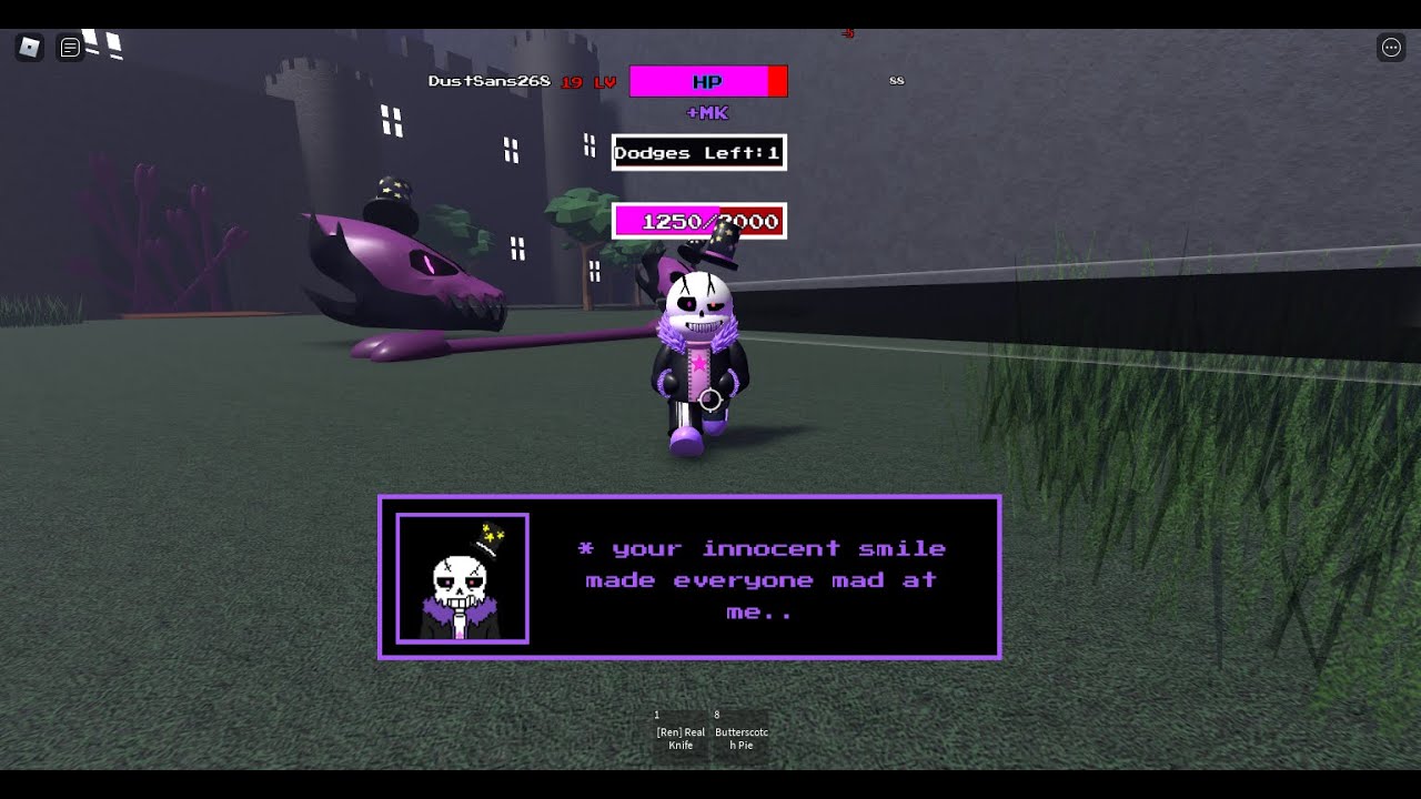 Undertale: Final Dust 2 Magical Sans Event. - YouTube