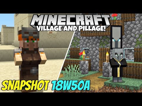 minecraft-1.14-snapshot-18w50a-new-villagers,-new-villages,-and-updated-pillager-raids!