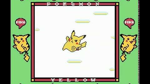 Pokémon Yellow : 1 - Opening